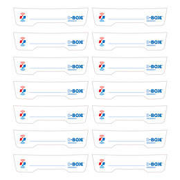 Labelling card set for S-BOXX